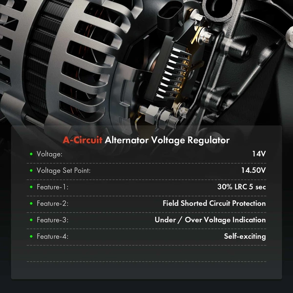 Alternator Voltage Regulator for Land Rover Range Rover 1996-1998 Discovery 4.0L