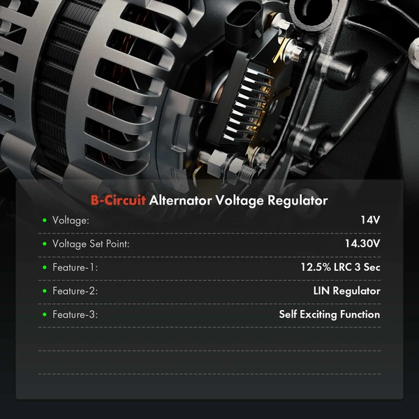 Alternator Regulator for Nissan Rogue 14-19 L4 2.5L Rogue Sport 17-19 L4 2.0L