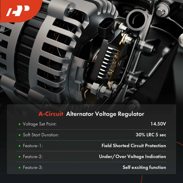 Alternator Voltage Regulator for Subaru Outback Legacy 2000-2002 H4 2.5L 14.50V