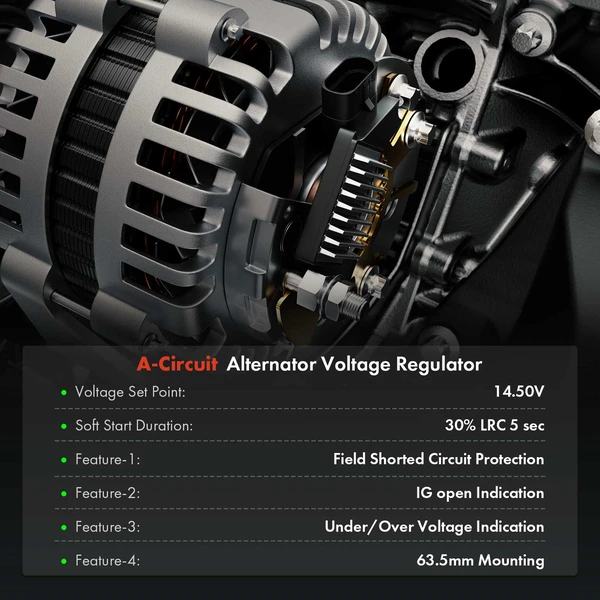 Alternator Regulator for Honda Civic Chevrolet Spectrum Isuzu I-Mark Pontiac Geo