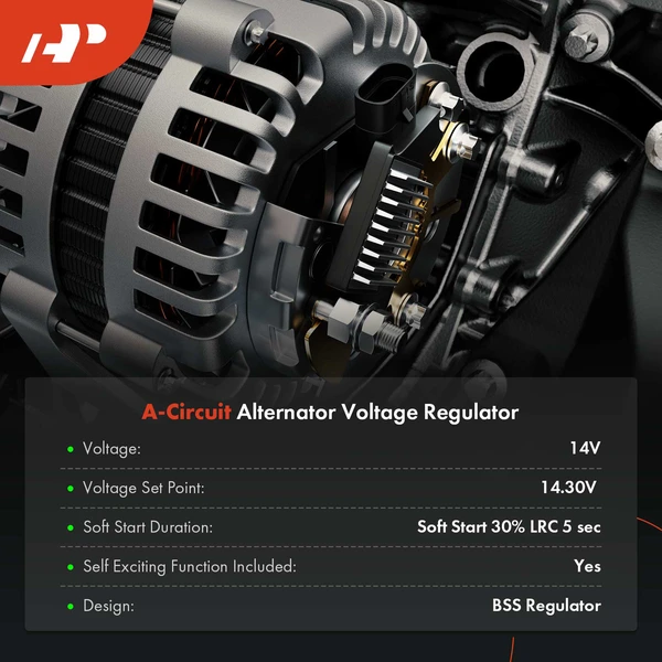 Alternator Voltage Regulator for Toyota Tercel 1987-1990 L4 1.5L 14V