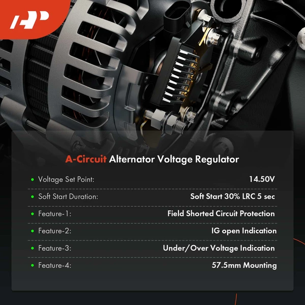 Alternator Voltage Regulator for Chevrolet Spectrum Pontiac Isuzu Suzuki 14.5V