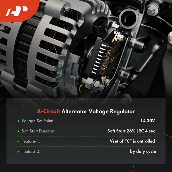 15.2V Alternator Regulator for Nissan Frontier 2005-2019 Suzuki Equator 2009-2012 2.5L