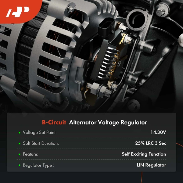 14.3V Alternator Regulator for Mercedes-Benz CLA250 2014-2019 GLA250 2015-2020