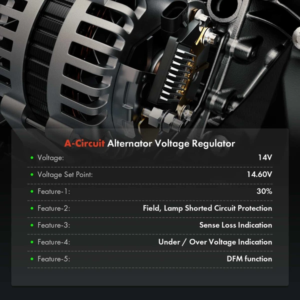 Alternator Regulator for Mitsubishi Outlander Mirage Lancer Chrysler Sebring 14V