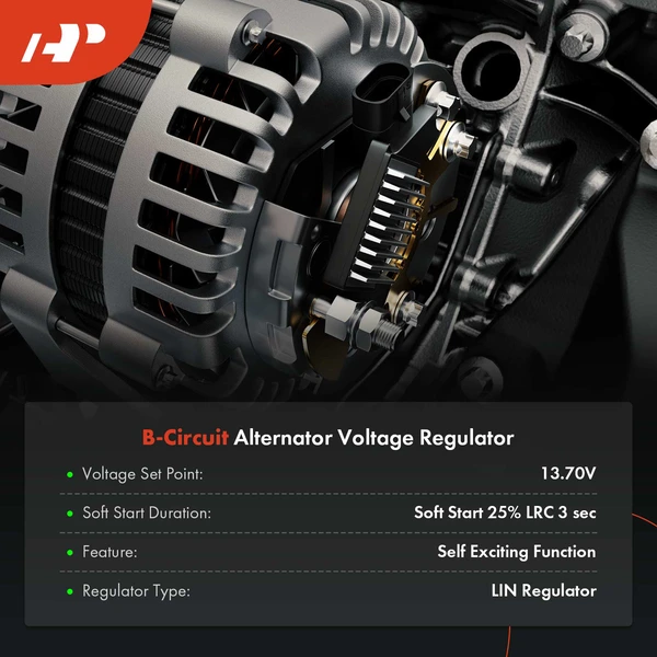 13.7 Volt Alternator Regulator for Volvo XC60 XC90 S60 XC70 S80 C70 V60 C30 S40