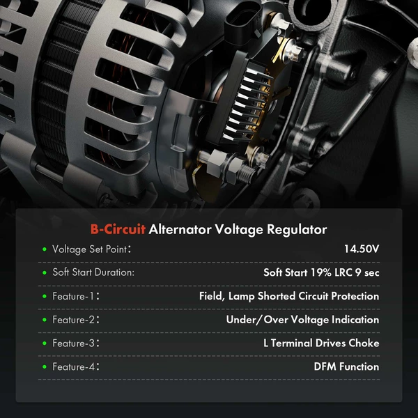Alternator Regulator for Volkswagen Passat 2006-2008 CC 2009-2011 3.6L 14 V