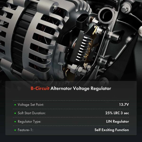 Alternator Voltage Regulator for Audi A6 09-11 Q7 Volkswagen CC 3.2L 3.0L 3.6L