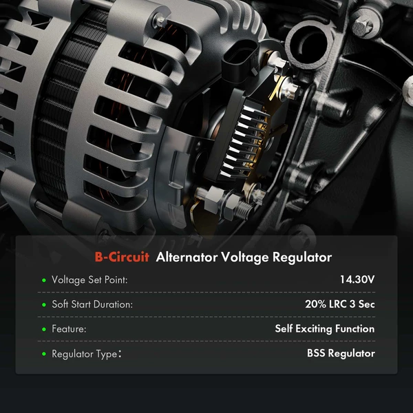 Alternator Regulator for BMW E89 Z4 2009-2016 3.0L B-Circuit 14.3V
