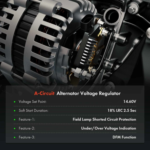 Alternator Regulator for Saab 9-3 2003-2011 9-3X 2010-2011 14.6 Volt