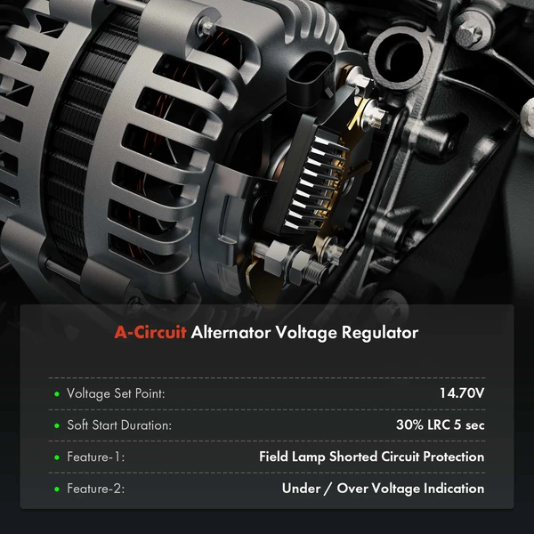 Alternator Regulator with Brushes for Chevrolet Tracker Suzuki Vitara 1999-2003