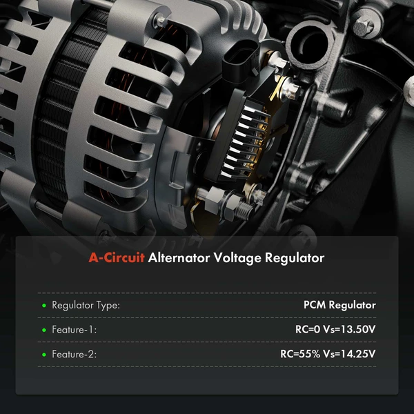 Alternator Regulator for Ford E-150 E-250 09-14 E-350 Super Duty 09-11 14 Volt