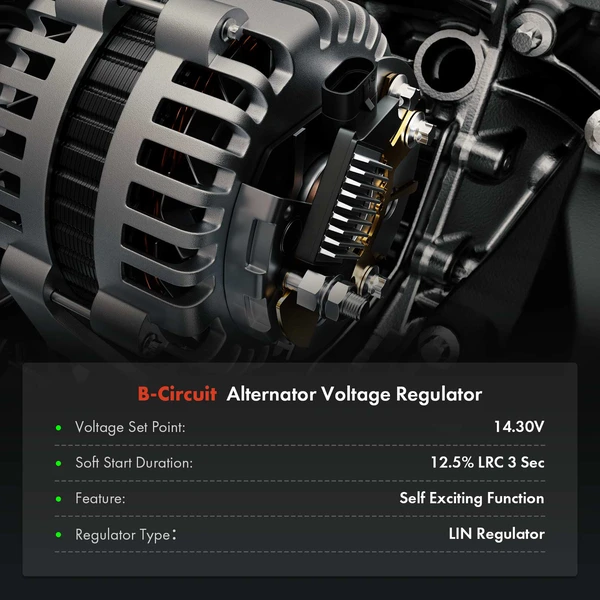 Alternator Regulator for Mercedes-Benz GLE300d 2016 Audi Q7 2009-2010 Volkswagen