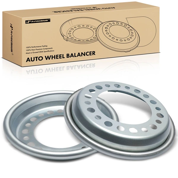 2 Pcs 477.5 mm Disc Steel Auto Wheel Balancer for Heavy Duty Trucks 22.5" rims