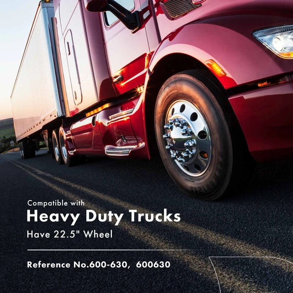 2 Pcs 477.5 mm Disc Steel Auto Wheel Balancer for Heavy Duty Trucks 22.5" rims