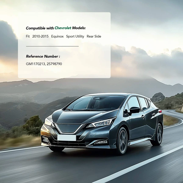 Rear Bumper Impact Absorber Bar for 2010-2015 Chevrolet Equinox