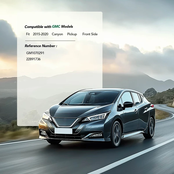 Front Bumper Impact Energy Absorber Bar for 2015-2020 GMC Canyon