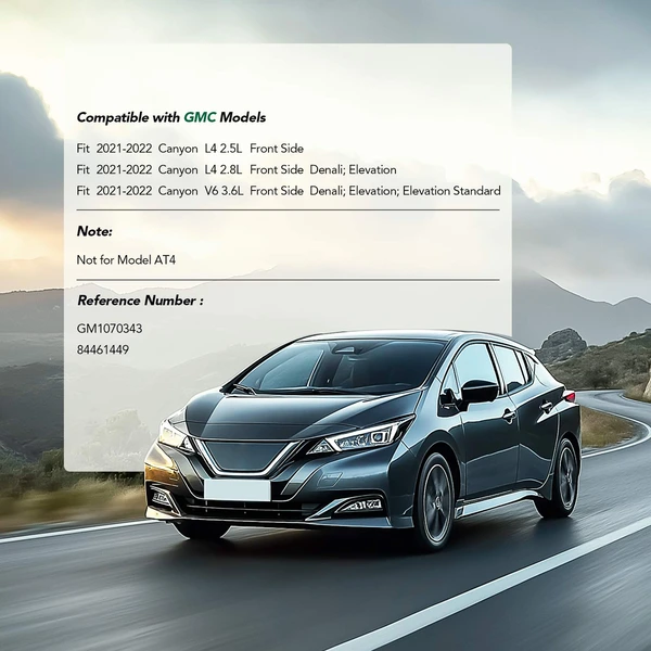 Front Bumper Impact Energy Absorber Bar for GMC Canyon 2021-2022 Pickup