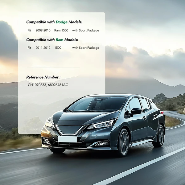 Front Bumper Energy Absorber for 2011-2012 Ram 1500