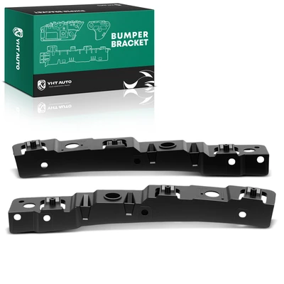 2 Pcs Front Outer Plastic Bumper Bracket