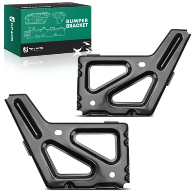 2 Pcs Rear Steel Bumper Impact Bar Bracket