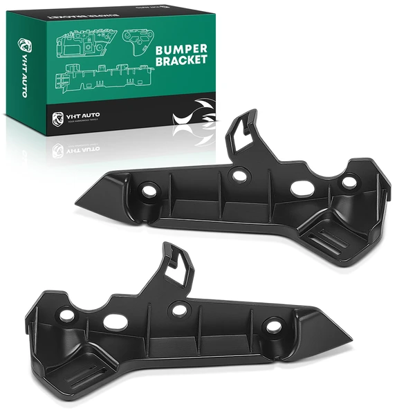 2 Pcs Front Upper Plastic Bumper Bracket Cover Mount for Jaguar F-Pace 2017-2023