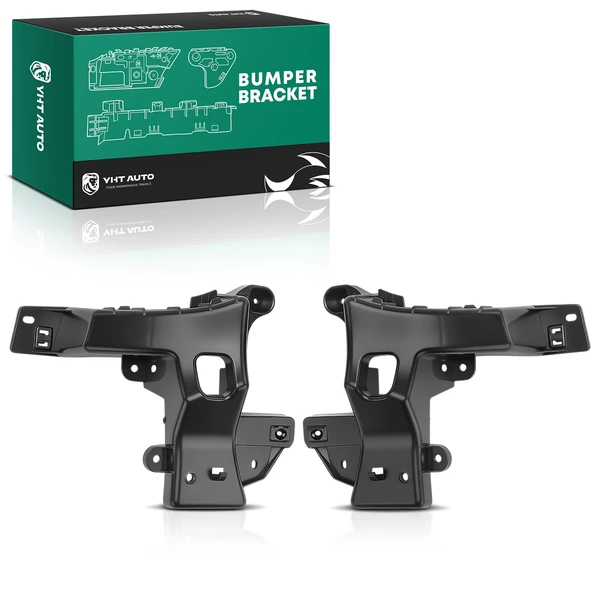 2 Pcs Rear Plastic Bumper Bracket Retainer Mounting Braces for Jeep Compass 2017-2025