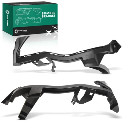 2 Pcs Front Plastic Outer Bumper Cover Bracket