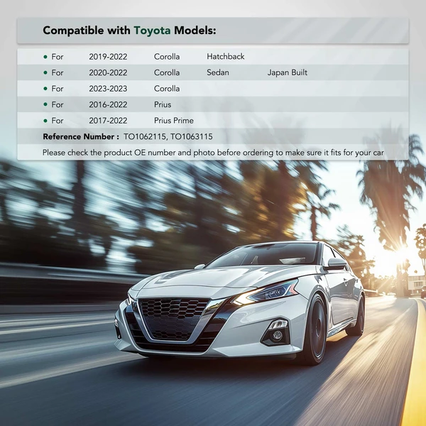 YHT Auto YHTBBT10114 Bumper Bracket Front Driver & Passenger