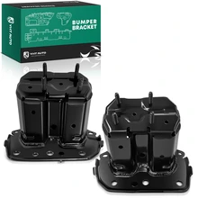 2 Pcs Front Driver & Passenger Steel Bumper Brackets for 2015-2024 Nissan Murano