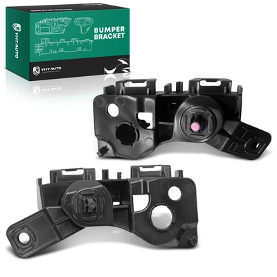 2 Pcs Front Polypropylene Plastic Bumper Brackets