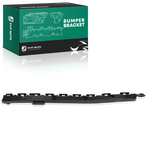 Rear Passenger Bumper Bracket for Chrysler 300 2011-2023 Black Polypropylene Plastic