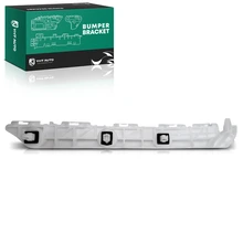 Rear Driver Black Plastic Bumper Bracket