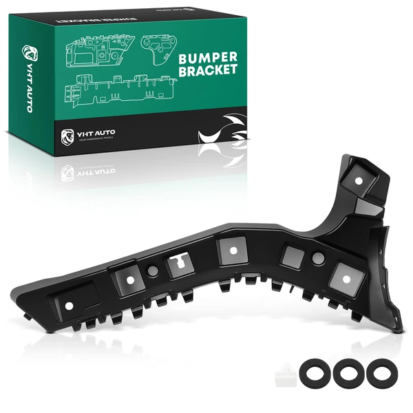 Rear Driver Bumper Cover Bracket for Ford Fusion 2014-2016 Black