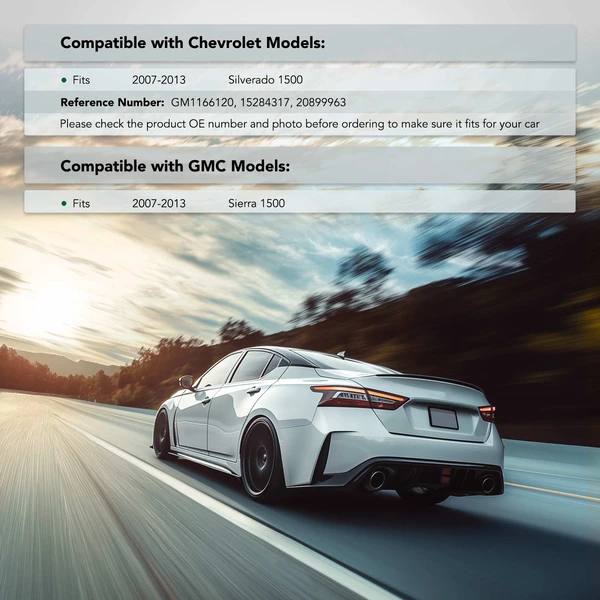 Rear Driver Bumper Bracket for 2007-2013 GMC Sierra 1500