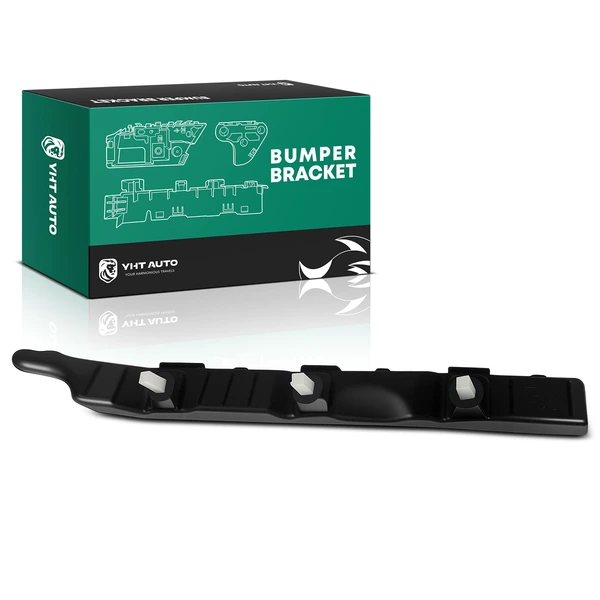 Rear Driver Black Bumper Bracket for Hyundai Accent 2012-2017 Hatchback