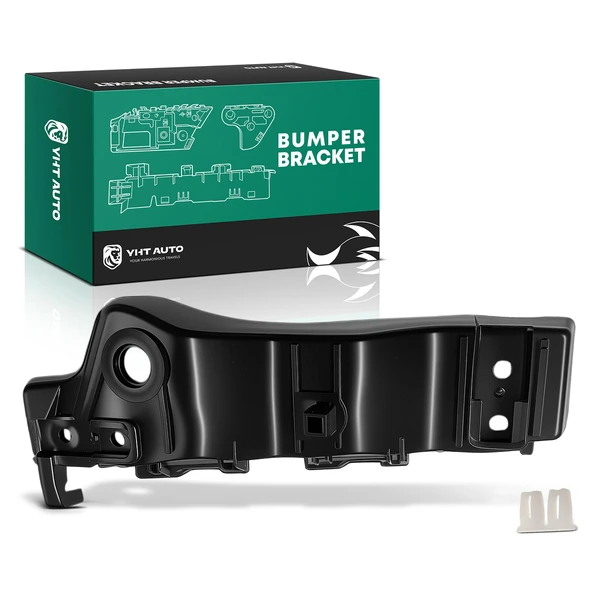 Front Driver Polypropylene Plastic Bumper Bracket for Hyundai Santa Fe Sport 2013-2018