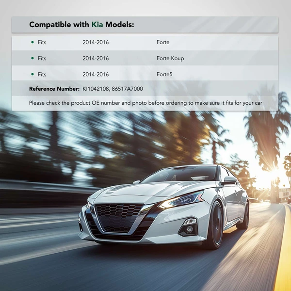 Front Driver Upper Steel Bumper Bracket for Kia Forte Forte5 Forte Koup 2014-2016