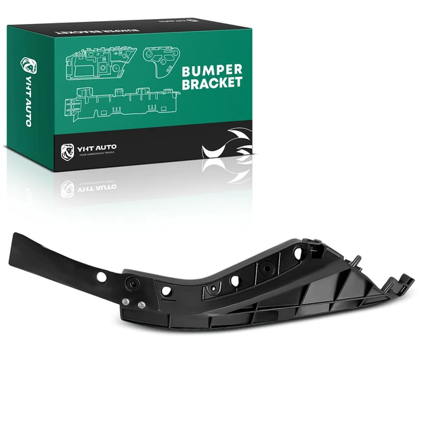 Front Driver Plastic+Steel Bumper Bracket for 2009-2014 Nissan Maxima