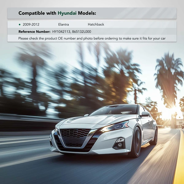 Front Driver Bumper Bracket for 2009-2012 Hyundai Elantra