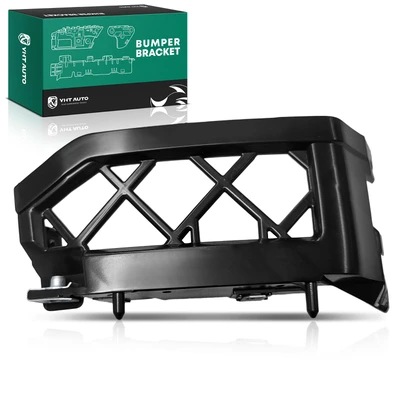 Front Driver Plastic & Steel Bumper Bracket