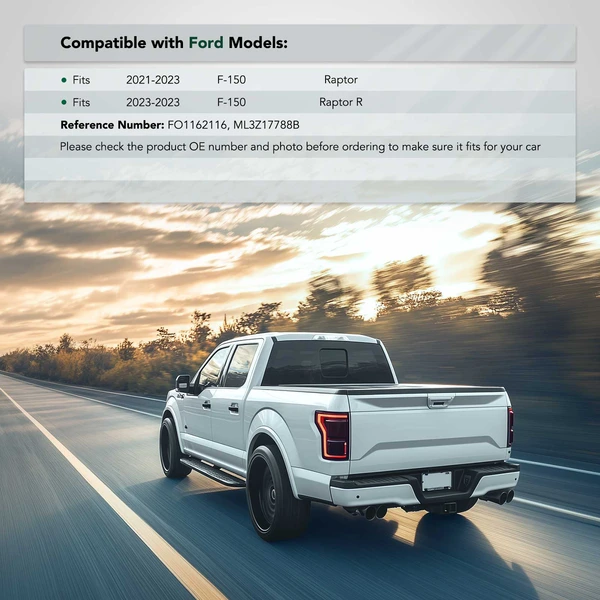 Rear Driver Bumper Support Bracket for Ford F-150 2021-2023 Raptor Raptor R