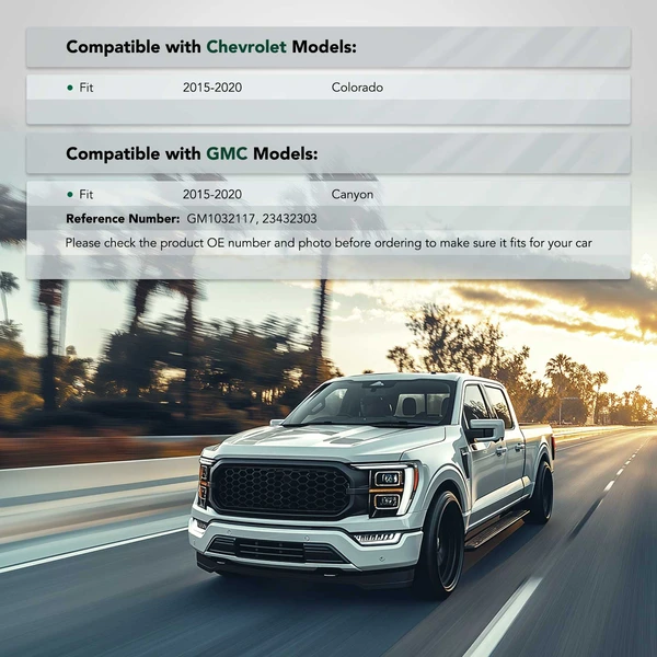 Front Driver Lower Steel Bumper Bracket Support for 2015-2020 Chevrolet Colorado