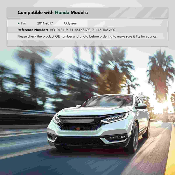 Front Driver Steel Bumper Bracket for Honda Odyssey 2011-2017