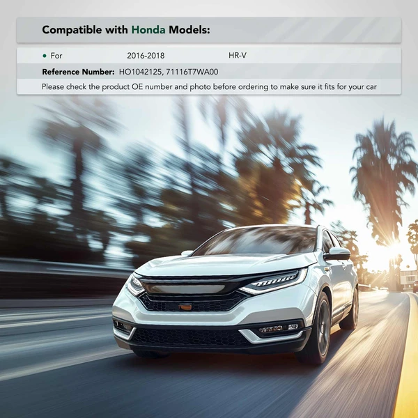 Front Driver Outer Plastic Bumper Air Guide for 2016-2018 Honda HR-V