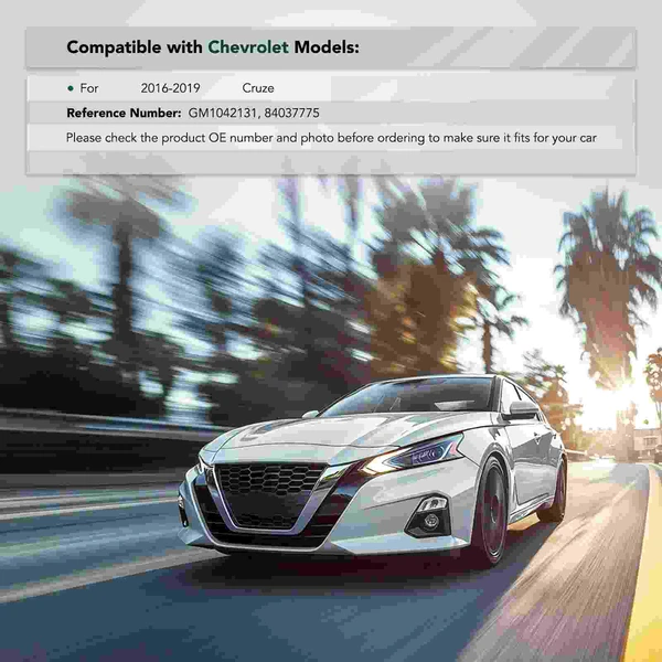 Front Outer Steel Bumper Bracket for Chevrolet Cruze 2016-2019