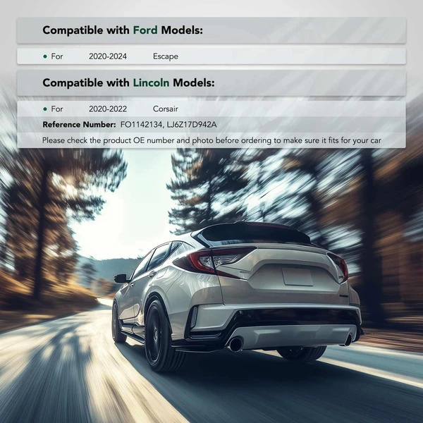 Rear Driver Inner Bumper Cover Support for 2020-2022 Lincoln Corsair