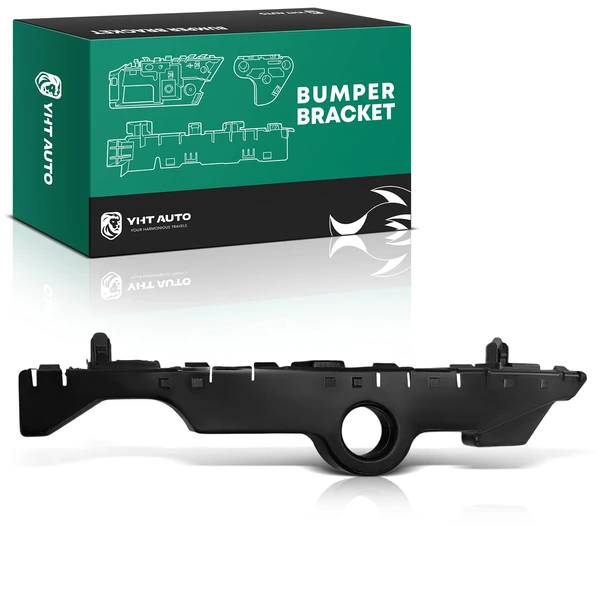 Front Driver Plastic Bumper Bracket for Chevrolet Silverado 1500 2019-2025