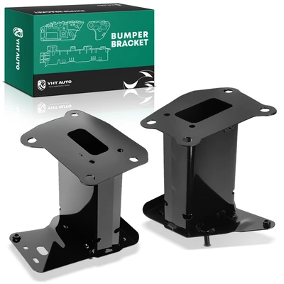 2 Pcs Front Steel Bumper Face Bar Bracket