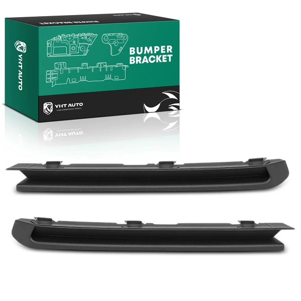 2 Pcs Front Plastic Bumper Trim Grille Insert End Cover for Volkswagen Jetta 15-18